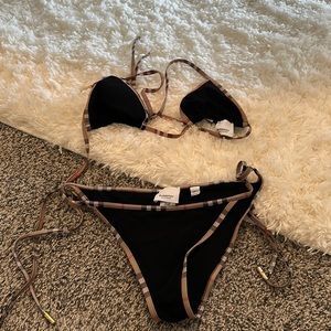 Burberry 2 piece Bathing Suit 100% Authentic